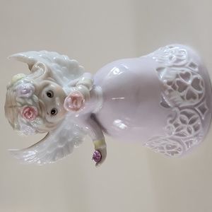 Angel February birthstone figurine